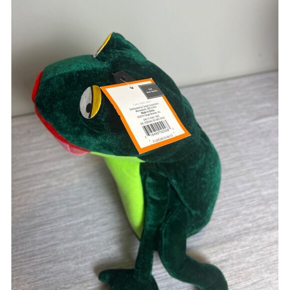 NWT Frog Hat Costume Plush Stuffed Frog Youth Halloween TCU Froggy - Picture 6 of 6
